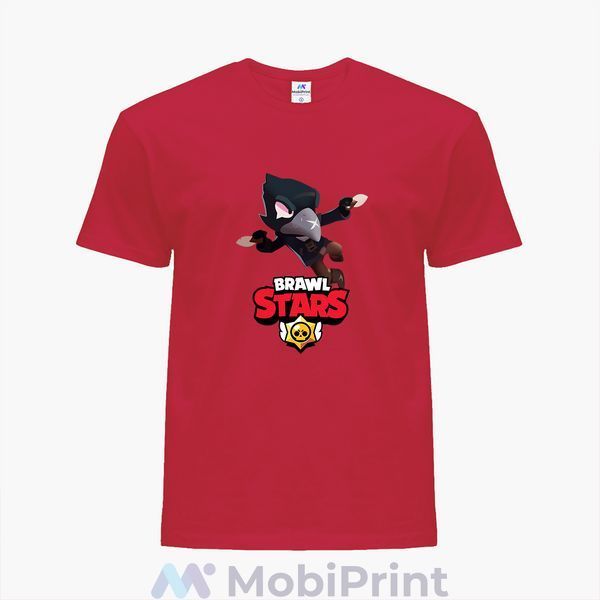 Дитяча футболка з принтом Ворон Бравл Старс (Crow Brawl Stars) 25186-1023-RD фото