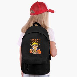 Дитячий рюкзак Наруто Узумакі (Naruto Uzumaki) Чорний 9263-2818-BK фото
