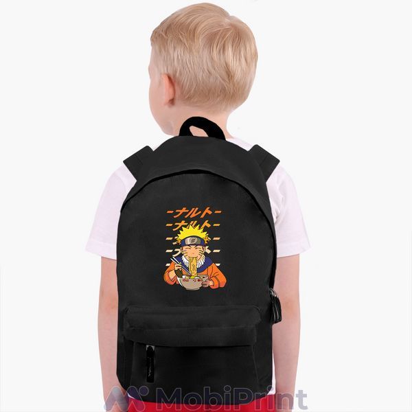 Детский рюкзак Наруто Узумаки (Naruto Uzumaki) Черный 9263-2818-BK фото