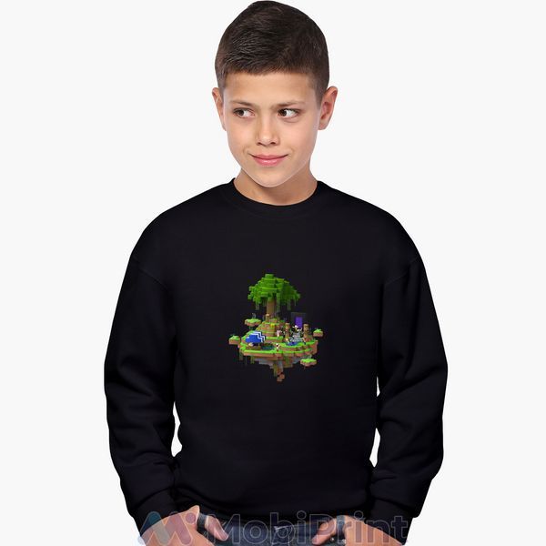 Світшот дитячий Чорний Майнкрафт (Minecraft) 9509-1177-BK фото