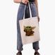 Еко сумка Грогу Бейбі Йода (Grogu Baby Yoda The Mandalorian) бежева канвас з принтом 9227-3520-WT фото 5