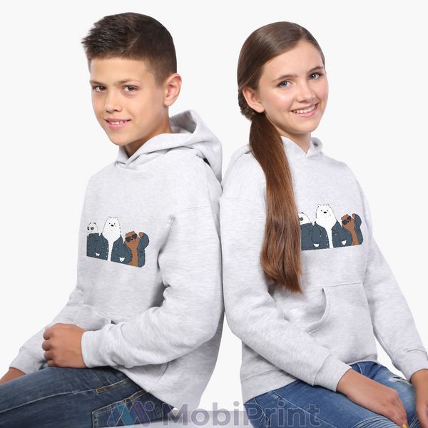 Худи детский Вся правда о медведях (We Bare Bears) 9298-2895-LG фото