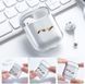 Чохол для навушників AirPods Пластик/Силікон Прозорий 35801, 9475, 9077 фото 1