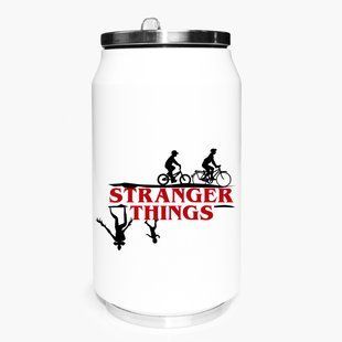 Термокружка Дуже дивні справи (Stranger Things) термобанка з нержавіючої сталі з принтом 31091-3405-350 фото