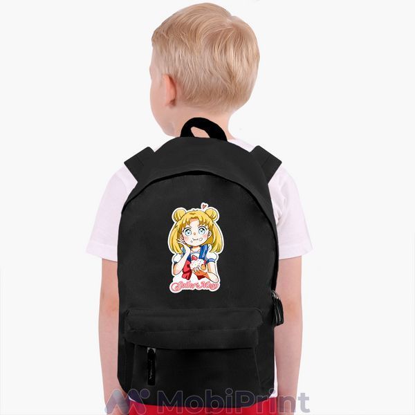 Дитячий рюкзак Сейлор Мун (Sailor Moon) Чорний 9263-2917-BK фото