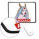 Килимок для миші з оверлоком Ахегао дівчина-рот лого(Ahegao girl logo) L 5962-3508-XL фото 2