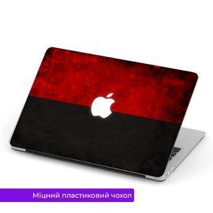 Чохол пластиковий для Apple Mackbook Air/Pro Чорно червоний прапор 3365-4018 фото