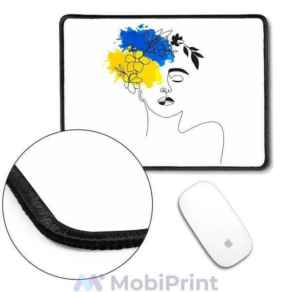 Килимок для миші з оверлоком Ім'я її - Україна L 5962-3700-XL фото