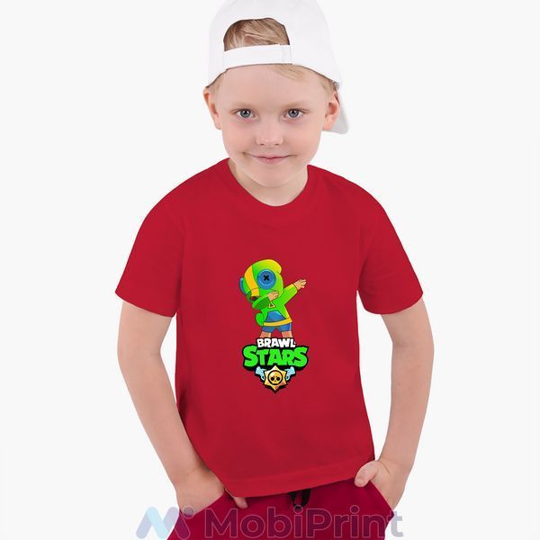 Дитяча футболка з принтом (Brawl Stars) Бравл старс 25186-1705-RD фото