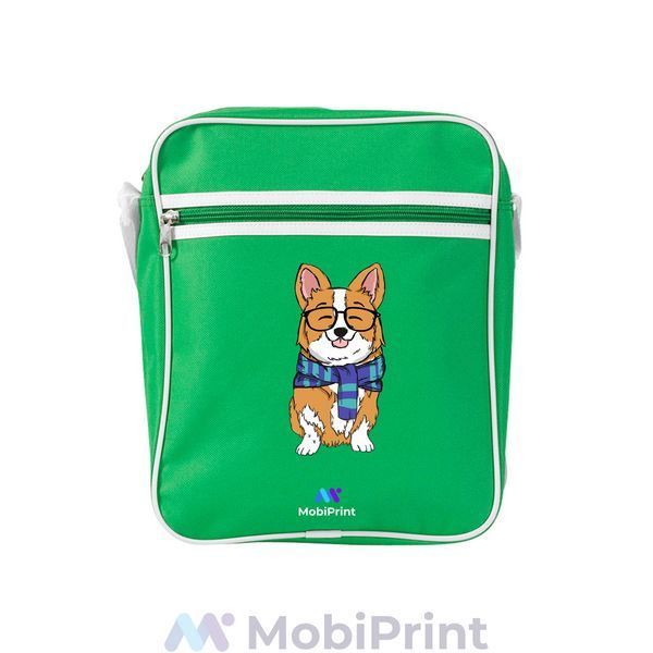 Сумка-месенджер з принтом Коргі (Corgi) 92289-1227-KG фото