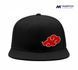 Кепка Snapback Чорна Хмара Акацукі Наруто (Akatsuki Naruto) 9276-3044 фото 2