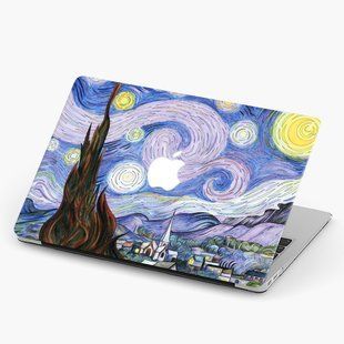 Чохол пластиковий для Apple Mackbook Air/Pro Вінсент Ван Гог Зоряна ніч (Vincent Van Gogh Starry Night) 3365-2326 фото