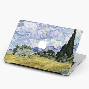 Чохол пластиковий для Apple Mackbook Air/Pro Вінсент Ван Гог Пшеничне поле з кипарисами (Vincent van Gogh Wheat Field with Cypresses) 3365-2328 фото