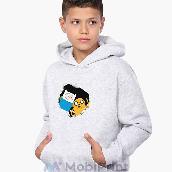Худі дитячий Фін і Джейк пес (Finn & Jake the dog) 9298-1581-LG фото