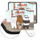 Килимок для миші з оверлоком Вся правда про ведмедів (We Bare Bears) L 5962-2892-XL фото 2
