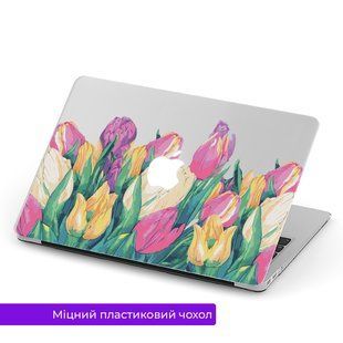 Чохол пластиковий для Apple Mackbook Air/Pro Тюльпани 3365-4114 фото