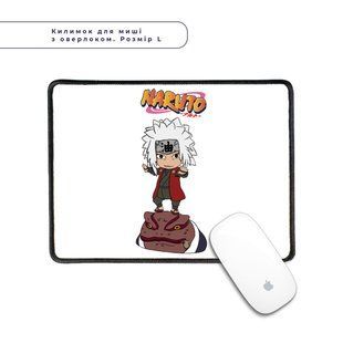 Килимок для миші з оверлоком Наруто Дзірайя (Naruto Jiraiya) L 5962-3482-XL фото