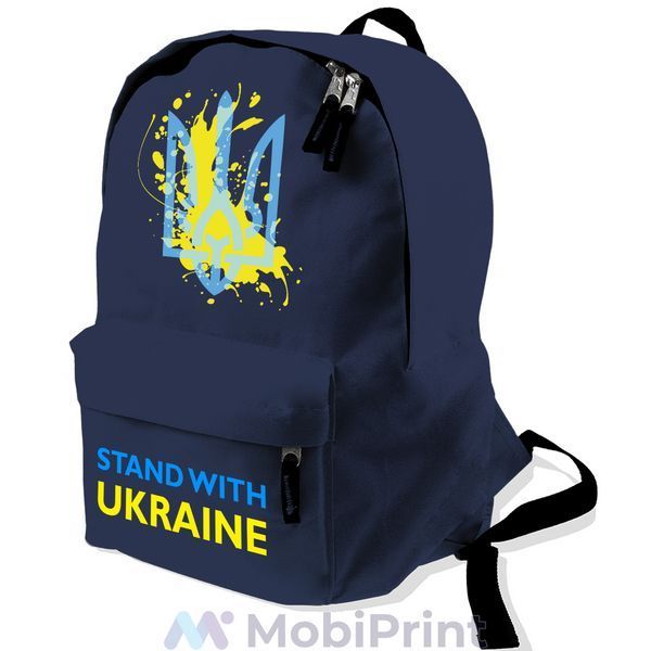 Дитячий рюкзак Підтримую Україну Темно-синій 9263-3681-NB фото