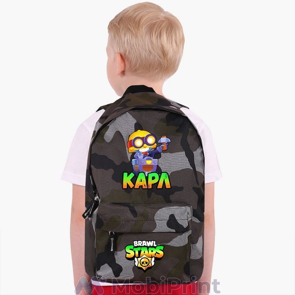 Детский рюкзак Шахтер Карл Бравл Старс (Carl Brawl Stars) Камуфляж 9263-1026-CG фото