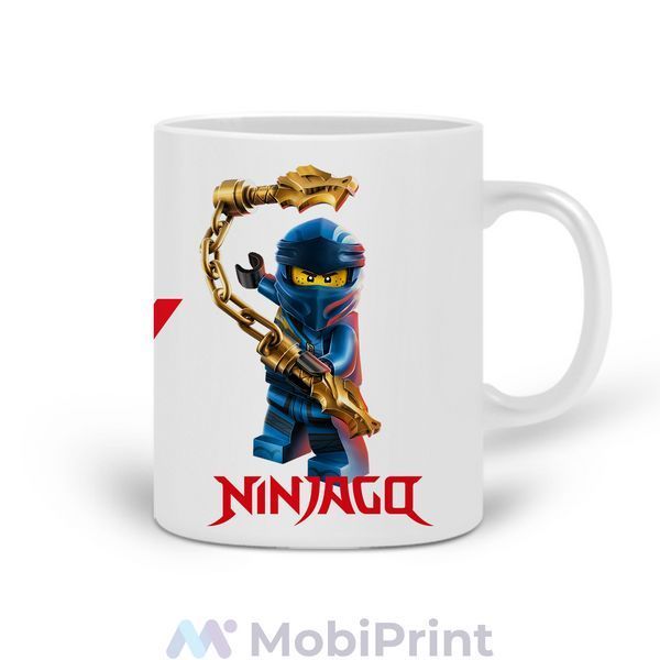 Кружка белая Джей Уокер Лего Ниндзяго (Jay Walker LEGO Ninjago Masters of Spinjitzu) 20259-2638 фото