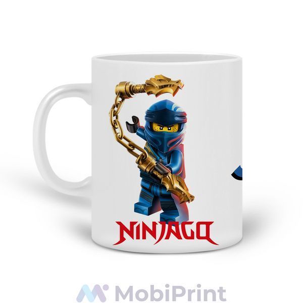 Кружка белая Джей Уокер Лего Ниндзяго (Jay Walker LEGO Ninjago Masters of Spinjitzu) 20259-2638 фото