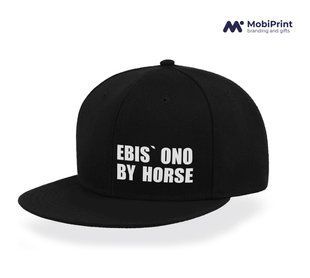 Кепка Snapback Чорна Ebis` ono by horse 9276-4103 фото