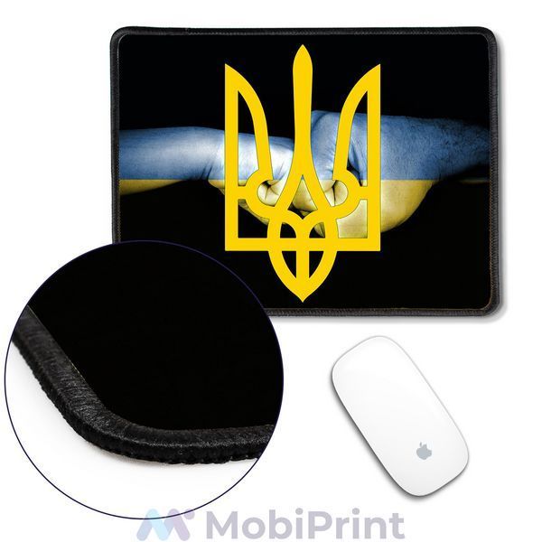 Килимок для миші з оверлоком Герб України L 5962-3790-XL фото