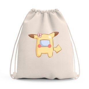 Сумка для обуви Амонг Ас Покемон Пикачу (Among Us Pokemon Pikachu) сумка-рюкзак детская 10428-2419 фото