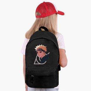 Дитячий рюкзак Наруто Узумакі (Naruto Uzumaki) Чорний 9263-2822-BK фото