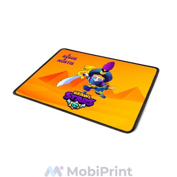 Килимок для миші з оверлоком Роуг Підступний Мортіс Бравл Старс (Rogue Mortis Brawl Stars) L 5962-2633-XL фото