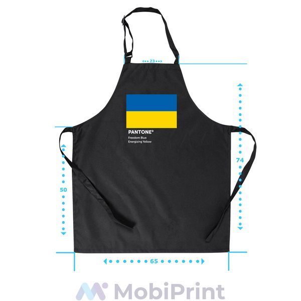 Фартук Водоотталкивающий Украина Пантон Черный 93699-3758 фото