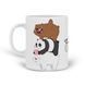 Кружка белая Три медведя (We Bare bears) 20259-2643 фото 2