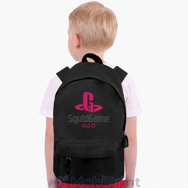 Детский рюкзак Игра в кальмара (PlayStation Squid Game) Черный 9263-3370-BK фото