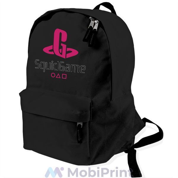 Детский рюкзак Игра в кальмара (PlayStation Squid Game) Черный 9263-3370-BK фото