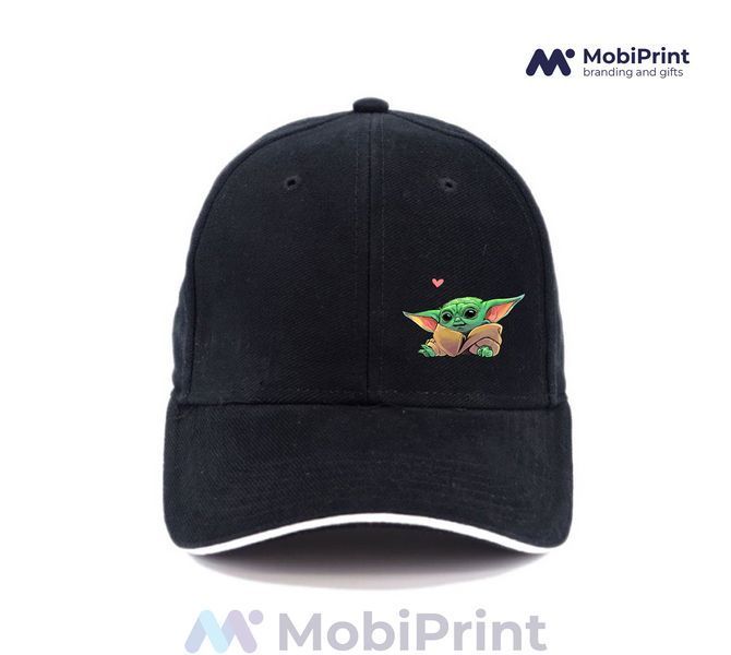 Кепка Sandwich Чорна Грогу Йода лайк (Grogu Baby Yoda) 9278-3522 фото