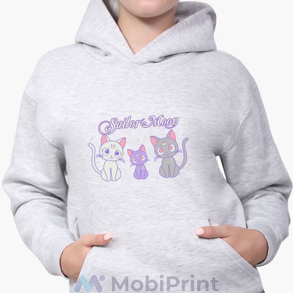 Худі дитячий Місяць Кішки Сейлор Мун (anime Sailor Moon Cats) 9298-2920-LG фото