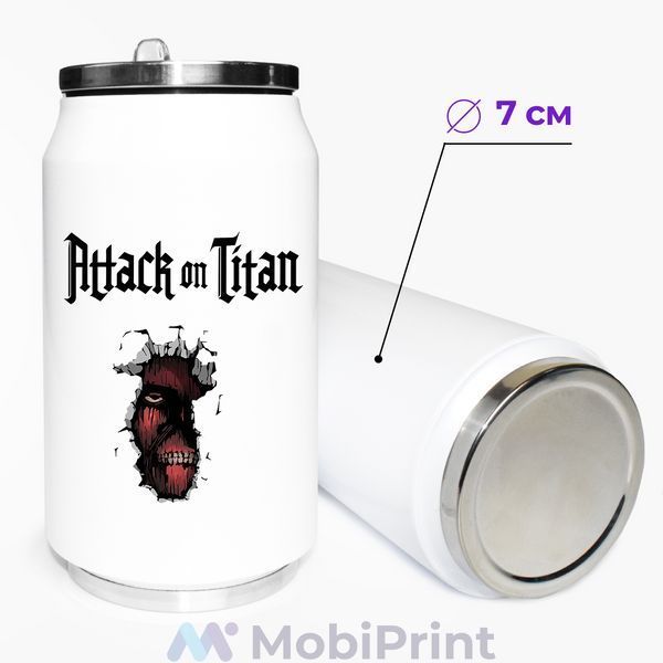 Термокружка Атака Титанів Колосальний (Attack on Titan logo) термобанка 31091-3489-350 фото