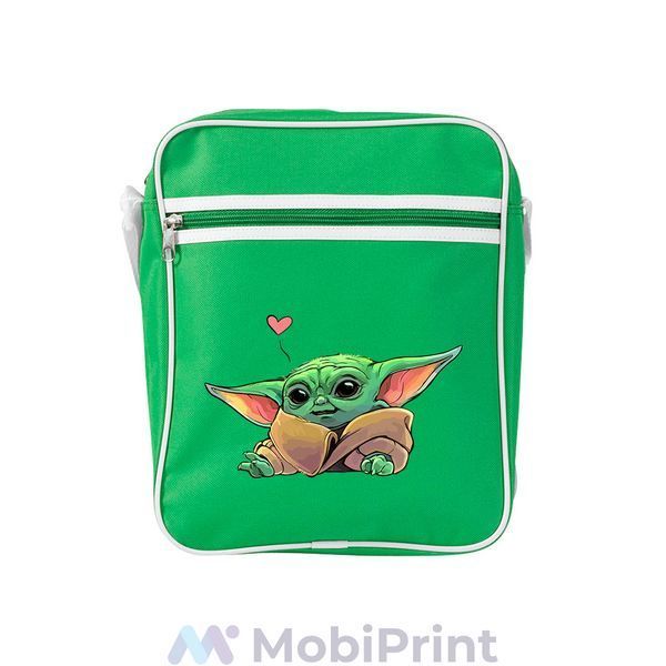 Сумка-мессенджер с принтом Грогу Йода лайк(Grogu Baby Yoda) 92289-3522-KG фото