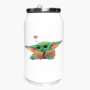 Термокружка Грогу Бейбі Йоду (Grogu Baby Yoda The Mandalorian) термобанка 31091-3522-350 фото