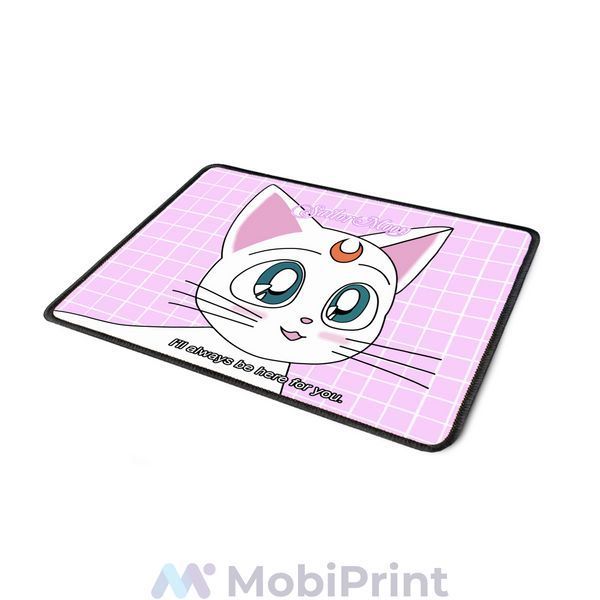 Килимок для миші з оверлоком Місяць Кішки Сейлор Мун (anime Sailor Moon Cats) L 5962-2919-XL фото