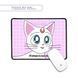 Килимок для миші з оверлоком Місяць Кішки Сейлор Мун (anime Sailor Moon Cats) L 5962-2919-XL фото 1