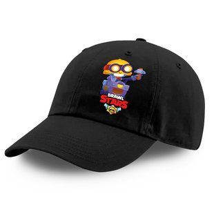 Кепка дитяча Бавовна Шахтар Карл Бравл Старс (Carl Brawl Stars) 9273-1026-BK фото