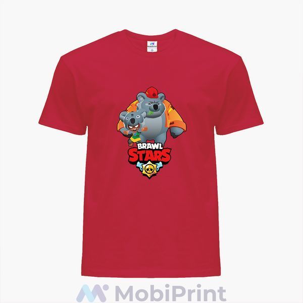 Детская футболка с принтом Нита Бравл Старс (Nita Brawl Stars) 25186-1017-RD фото