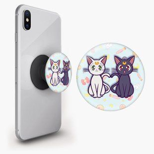 Попсокет Місяць Кішки Сейлор Мун (anime Sailor Moon Cats) Попсокет 8754-2849 фото