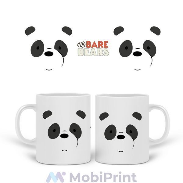Кружка белая Панда Вся правда о медведях (We Bare Bears) 20259-2661 фото