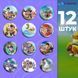Комплект значков Щенячий патруль (Paw Patrol), декоративные значки на рюкзак, набор значков Мультсериалы &Oslash; 58мм 12 шт 93432-3982-12 фото 3