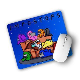 Килимок для миші Амонг Ас Друзі Самозванці (Among Us Friends Impostors) 25108-2427-XL фото