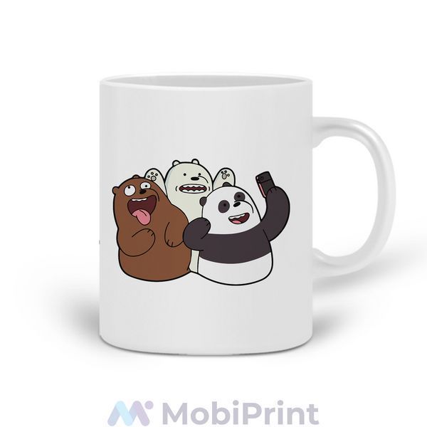 Кружка белая Вся правда о медведях (We Bare Bears) 20259-2665 фото