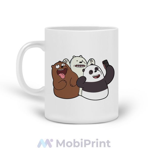 Кружка белая Вся правда о медведях (We Bare Bears) 20259-2665 фото