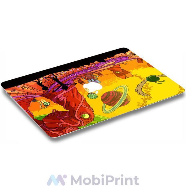 Комплект наклейок для Apple MacBook Pro / Air/Pro Рік і Морті (Rick and Morty) 1234-1678 фото